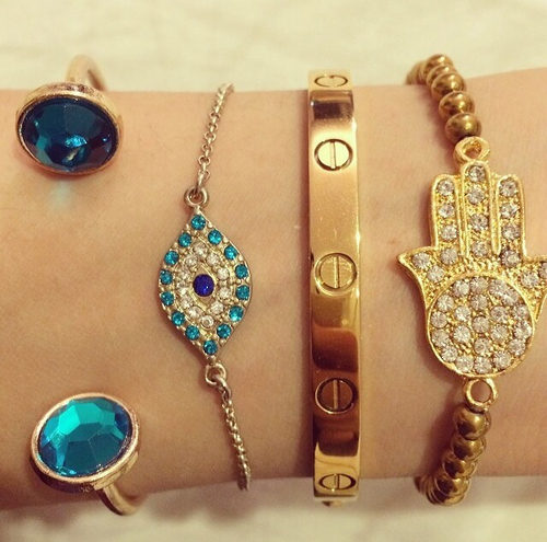 bracelets, jewelery